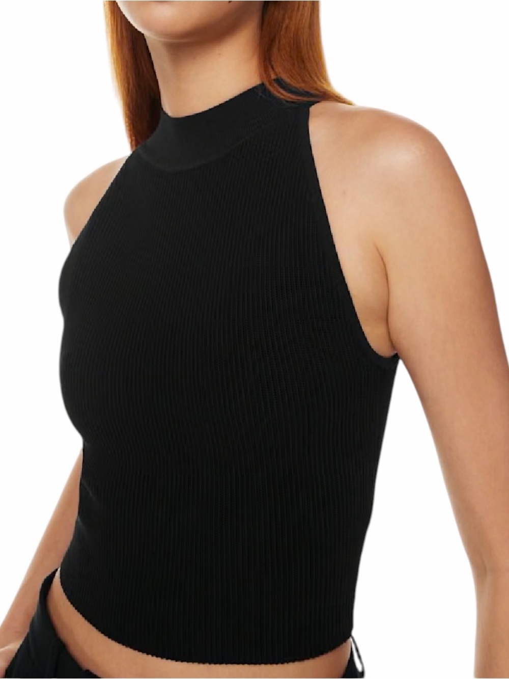 BABATON Sculpt Knit Halter Top Size Small